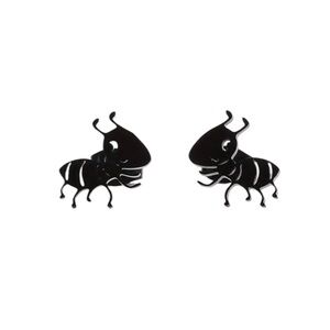 🎄3 for $23🎄 Black Stainless Steel Ant Stud Earrings
